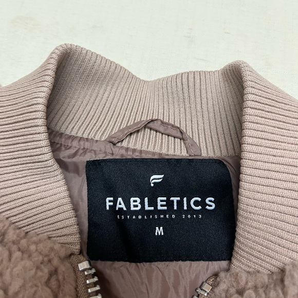 Fabletics M teddy oversized bomber jacket - Picture 6 of 12